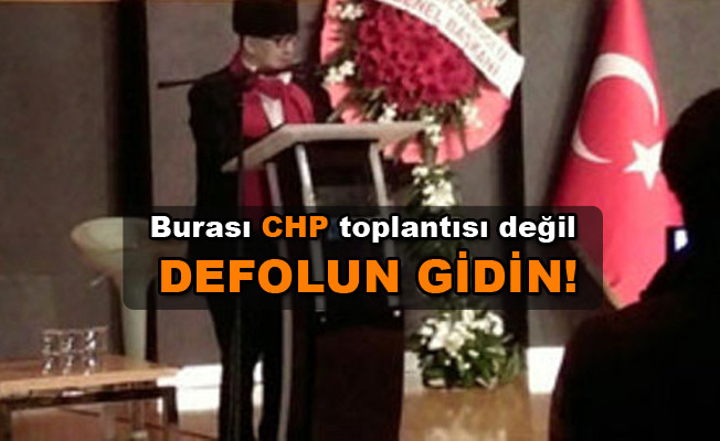 Yalçın Küçük "Burası CHP toplantısı değil, defolun gidin"dedi salon karıştı! video izle