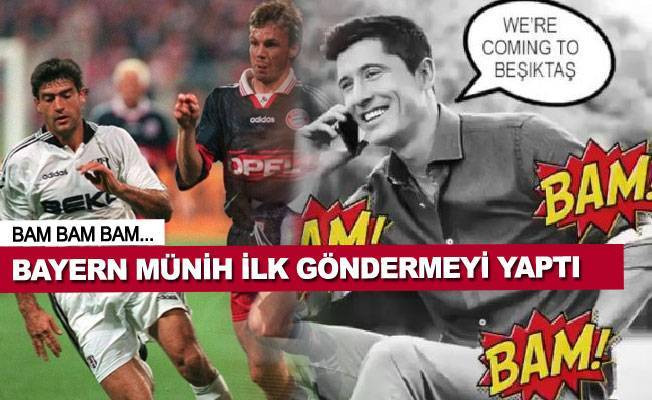 Bayern Münih'ten Beşiktaş için ilk paylaşım