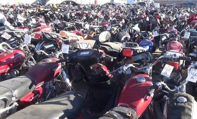 Birecik'te polis 945 motosiklete el koydu