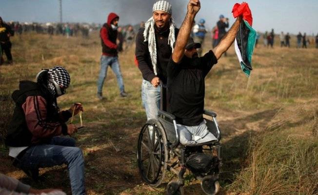 Filistinli engelli Ebu Süreyya şehit edildi