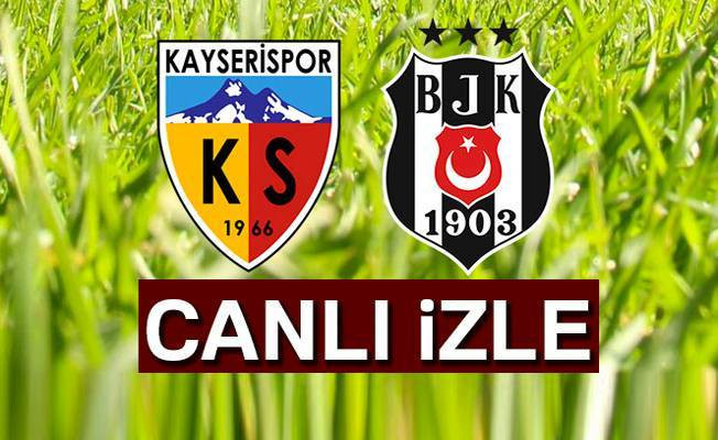 Kayserispor:1  Beşiktaş : 1 Maç sona erdi Geniş özet