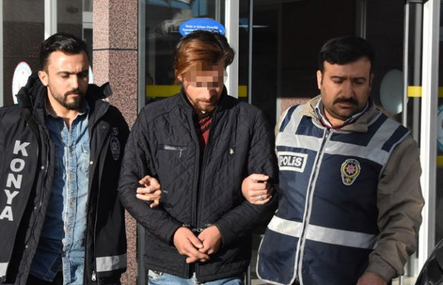 Konya'da yabancı uyruklu kişileri, polise gidemezler diye gasp etmişler