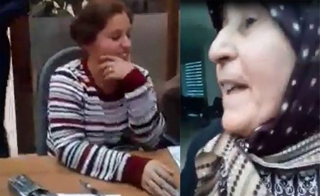 Nüfus memurlarının yaşlı kadına davranışı tepki çekti! video izle