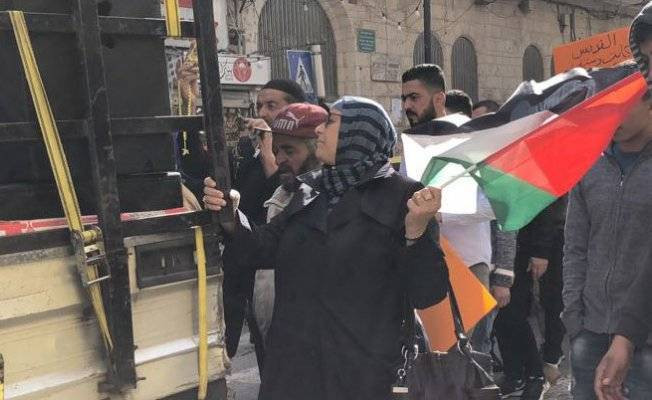 Ramallah'ta gösteriler devam ediyor