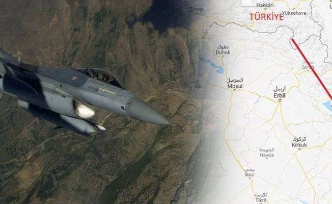 Türk savaş uçakları Asos bölgesinde yığınak yapan PKK'ya büyük darbe vurdu