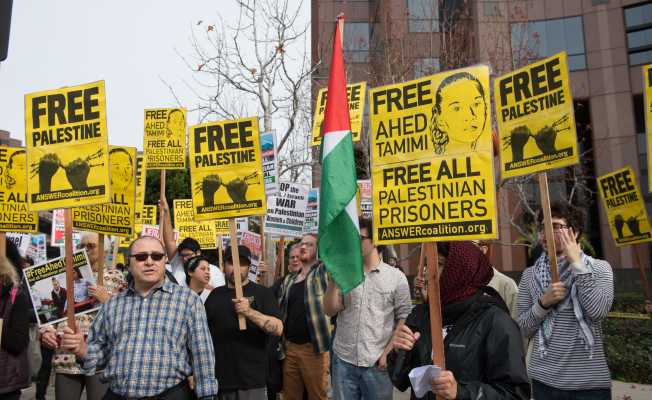 ABD’de Ahed Tamimi için protesto gösterisi