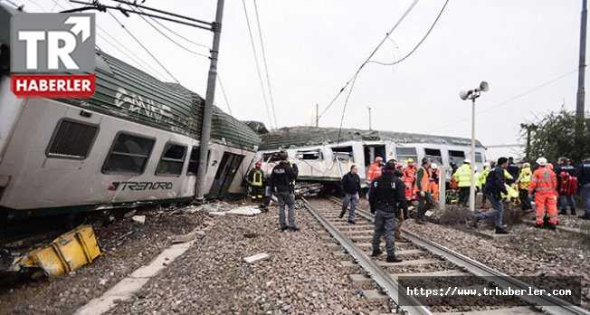 İtalya’da tren raydan çıktı: 2 ölü