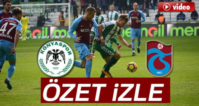 Konyaspor 2-2 Trabzonspor Maçı Özeti ve Golleri İzle