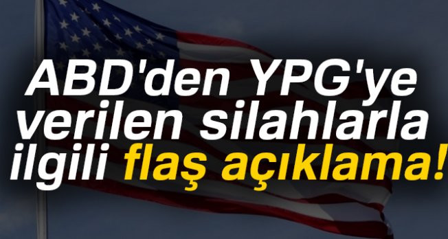 Pentagon: “YPG’ye verilen silahları dikkatle izliyoruz”