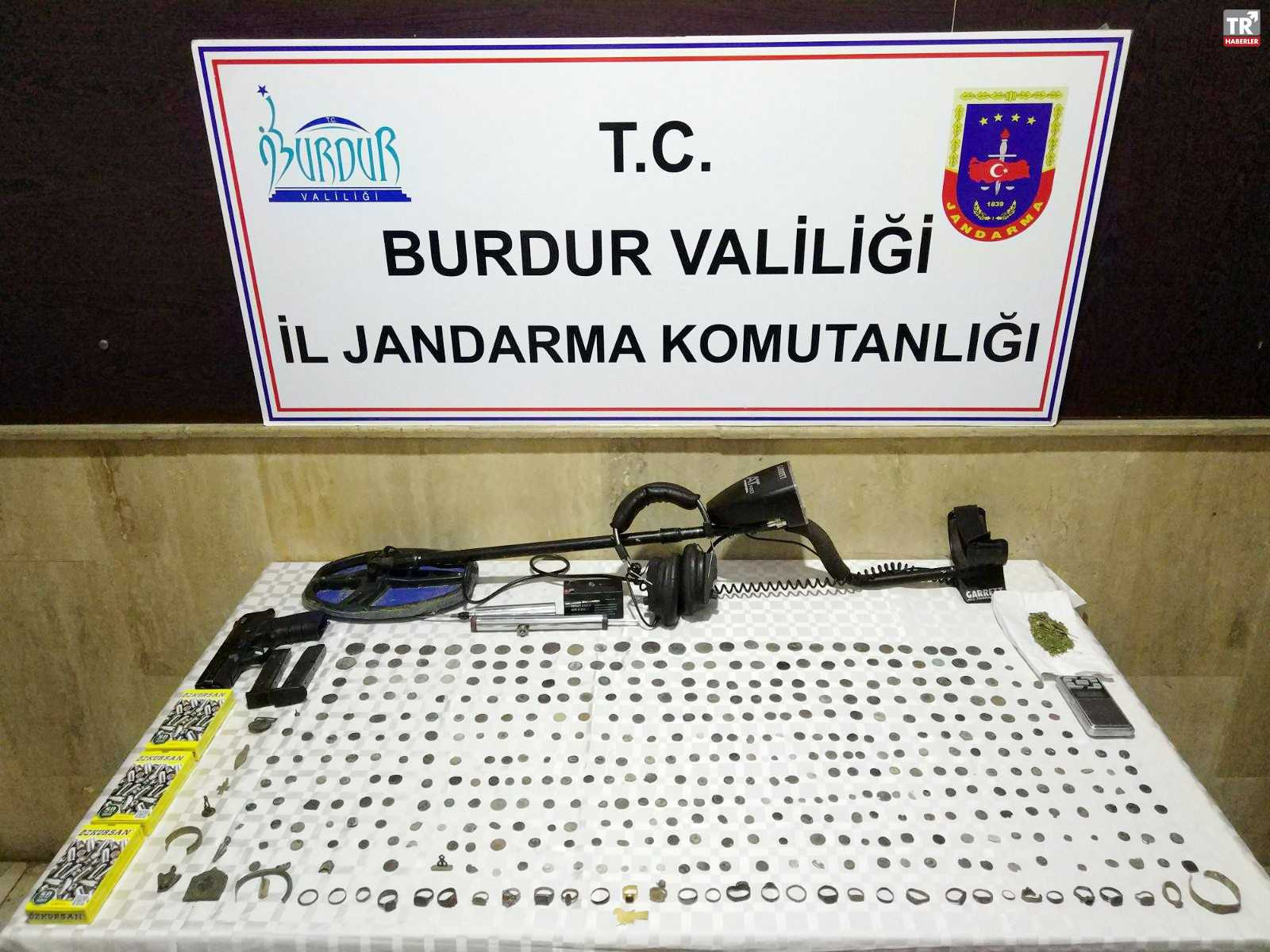 Burdur'da tarihi eser operasyonu