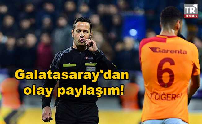 Galatasaray'dan olay paylaşım!