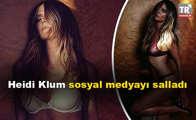 Heidi Klum sosyal medyayı salladı