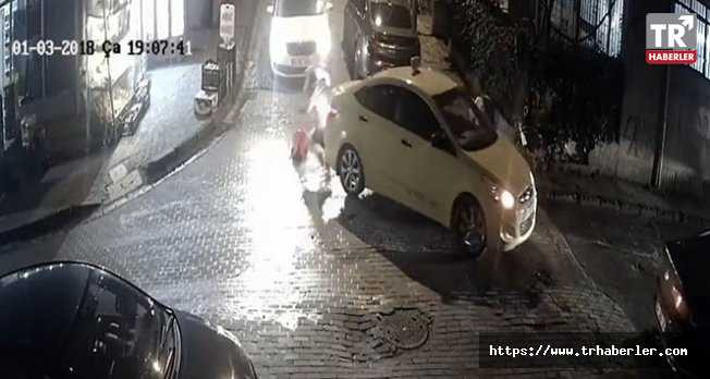 İstanbul’da anne ve bebeğin ölümden döndüğü kaza kamerada