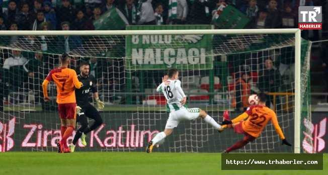 Konyaspor 2-2 Galatasaray maç özeti, golleri İzle | Konya GS maç kaç kaç ?