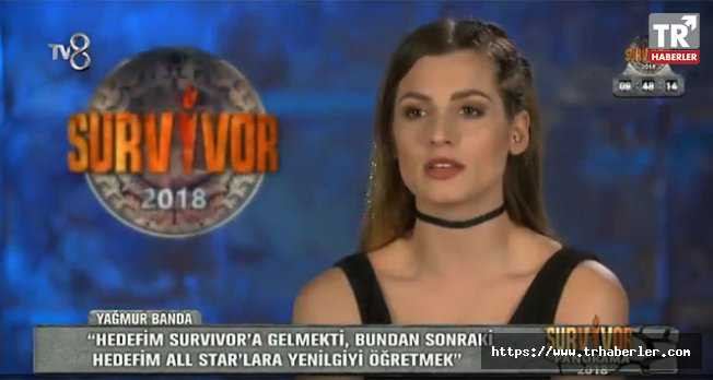 Survivor 2018 : Yağmur Banda kimdir? Survivor Yağmur Banda kaç yaşındadır?