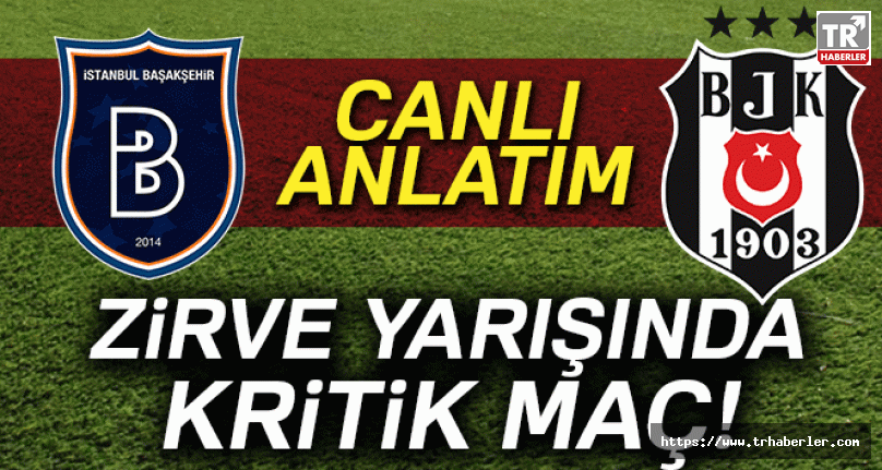 Başakşehir Beşiktaş CANLI ANLATIM