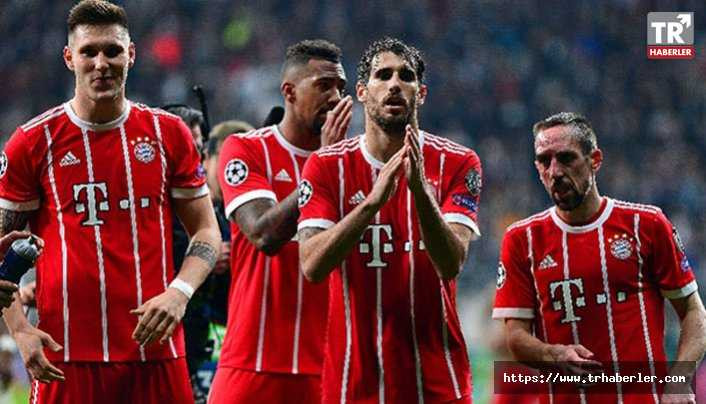 Bayernli futbolcular tribünleri alkışladı