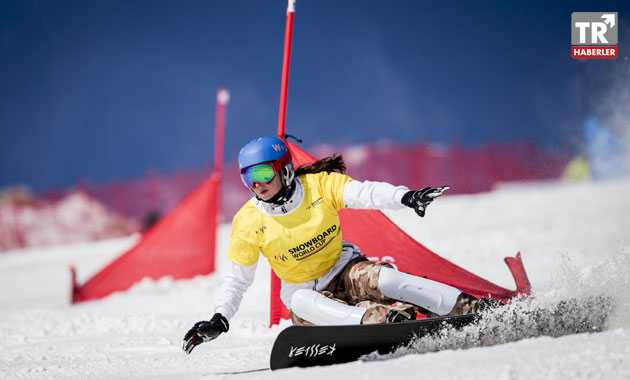 Dünyanın en iyi kadın ve erkek snowboardcuları yarın Erciyes'te yarışacak