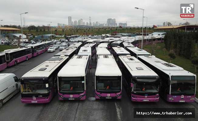 Halk otobüsleri kontak kapattı! İstanbul'da trafiğe çıkacaklar dikkat...
