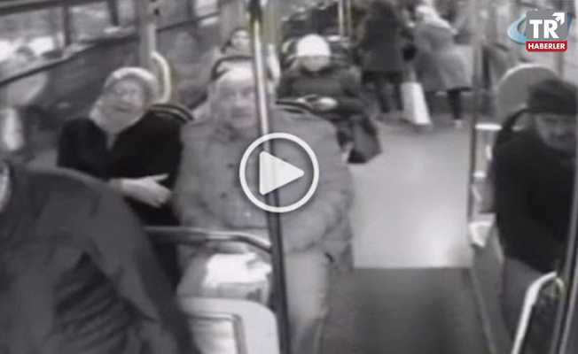 Kahraman otobüs şoförü kalp krizi geçiren kadını hastaneye yetiştirdi video izle