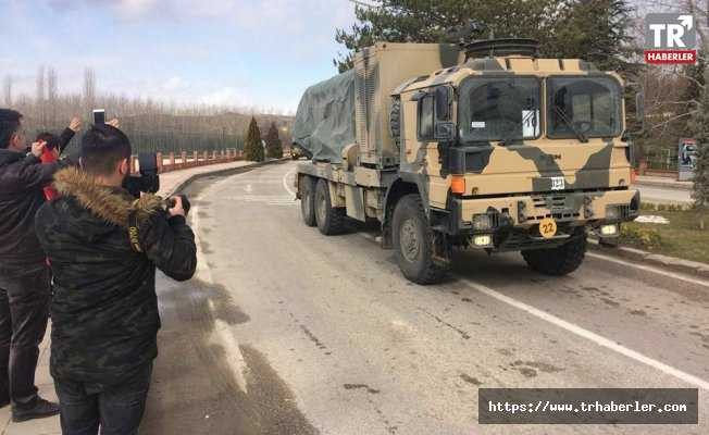 Karadeniz'e giden askeri araçlar dikkat çekti