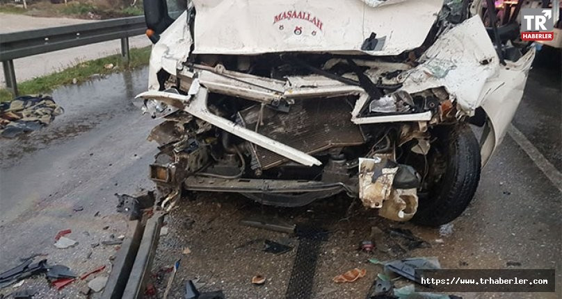Konya'da cenaze dönüşü kaza: 14 yaralı
