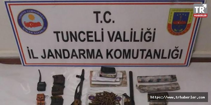 Nazımiye ve Mazgirt'te PKK'ya ait 9 sığınak imha edildi
