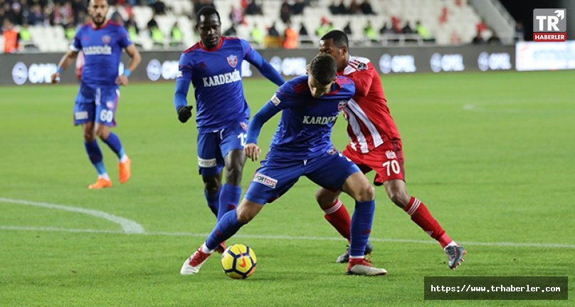 Sivasspor 1-0 Karabükspor maçı geniş özeti