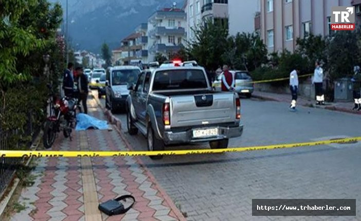 Antalya'da kar maskeli dehşet : 1 ölü, 1 yaralı