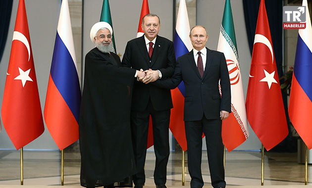 Beştepe'de Türkiye-Rusya-İran Üçlü Zirvesi