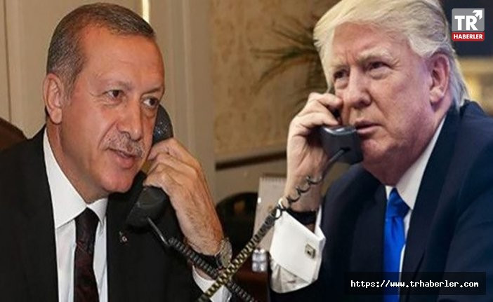 Erdoğan, Trump'la Suriye krizini görüştü