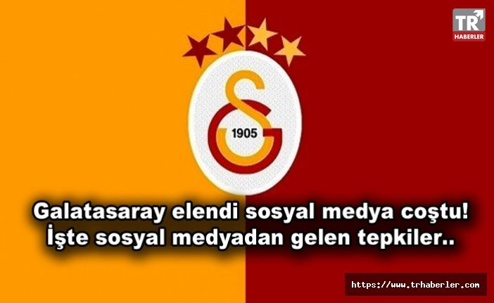 Galatasaray elendi, sosyal medya coştu!