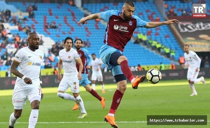 Trabzonspor Kayserispor maçı golleri ve geniş özeti