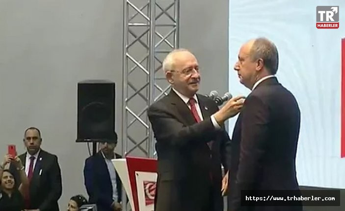 CHP rozetini Kılıçdaroğlu'na teslim etti...İşte dakika dakika konuşmalar!