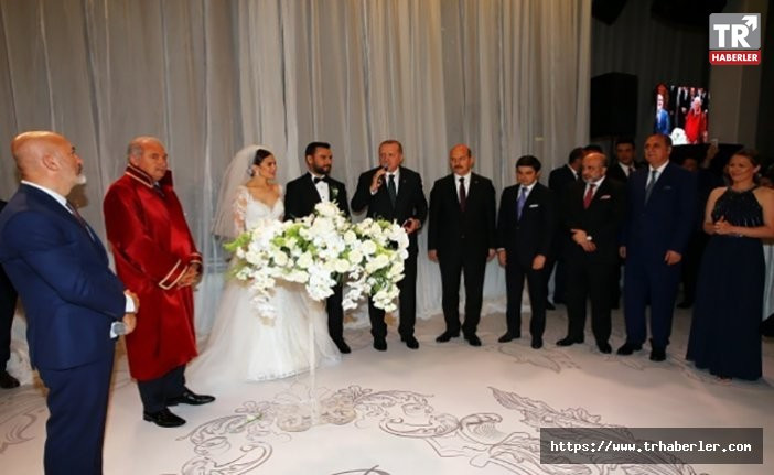 Cumhurbaşkanı Erdoğan ünlü sanatçı Alişan’ın nikah törenine katıldı