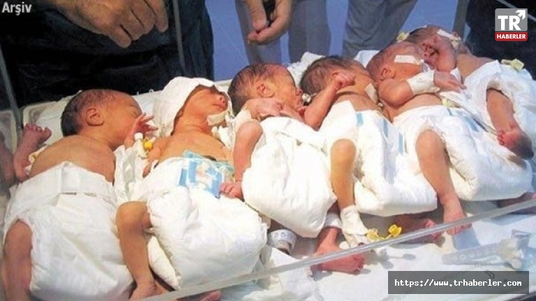 İranlı kadın altız bebek dünyaya getirdi