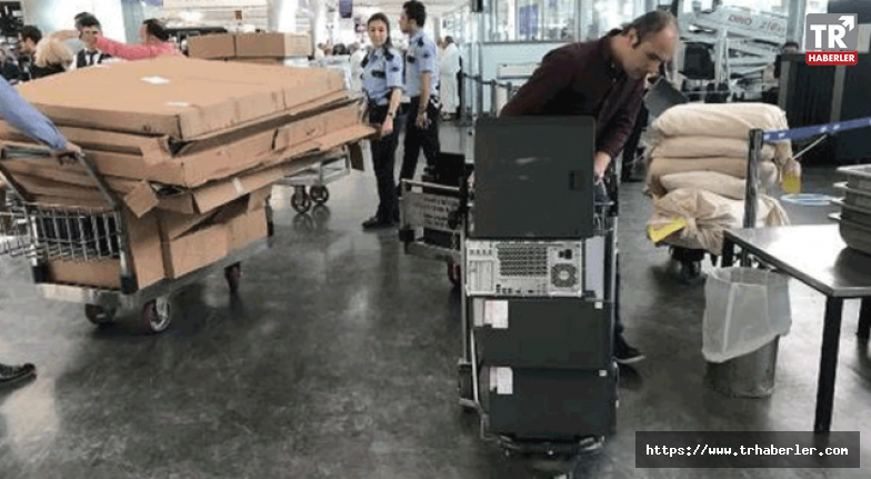 Oy sandıkları Atatürk Havalimanı'na getirildi