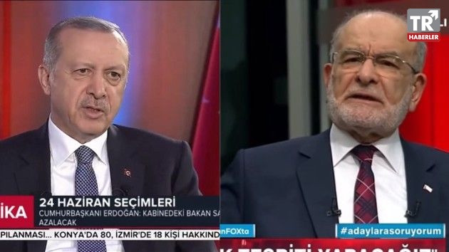 Reyting sonuçları! Dün akşam Karamollaoğlu'nun katıldığı canlı yayın Erdoğan'ın katıldığı canlı yayını geçti