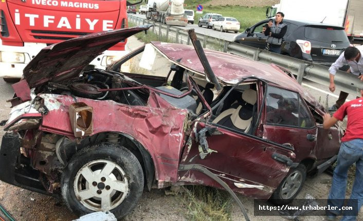 Samsun'da otomobil takla attı: 3 yaralı