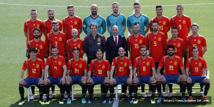 2018 Dünya Kupası'nda İspanya'nın Dünya Kupası kadrosu açıklandı!