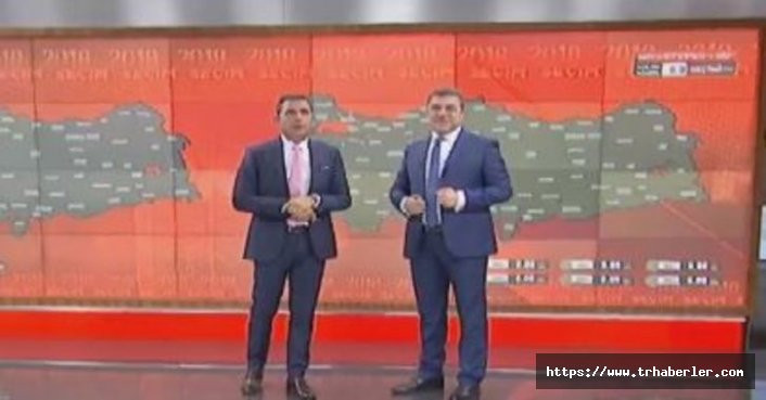 2018 seçim sonuçlarında bir ilk! Fatih Portakal canlı yayında açıkladı