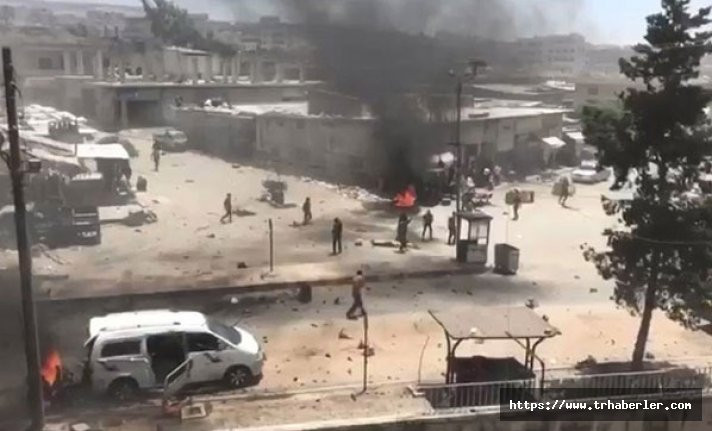 Afrin'de patlama! Bombalı araçlar...