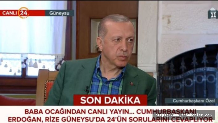 Cumhurbaşkanı Erdoğan canlı yayında soruları yanıtlıyor CANLI İZLE