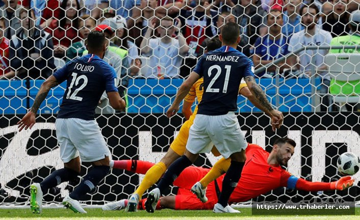 Dünya Kupası'nda Fransa, Avustralya'yı video yardımcı hakem (VAR) ve gol çizgisi teknolojisi sayesinde geçti; sosyal medya sallandı