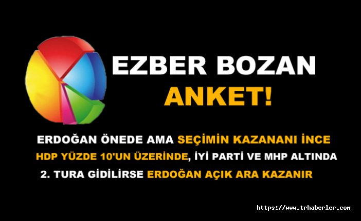 Ezber bozan anket! İYİ Parti ve MHP'ye şok! Erdoğan önde gidiyor ama her şey mümkün!