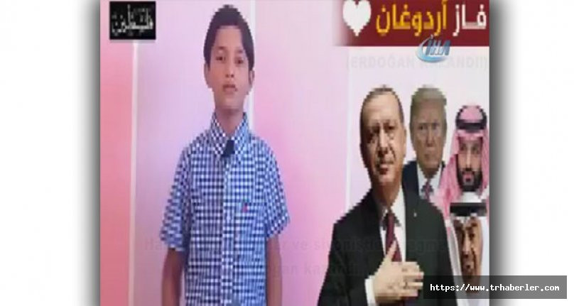 Filistinli çocuğun Erdoğan sevgisi - video izle