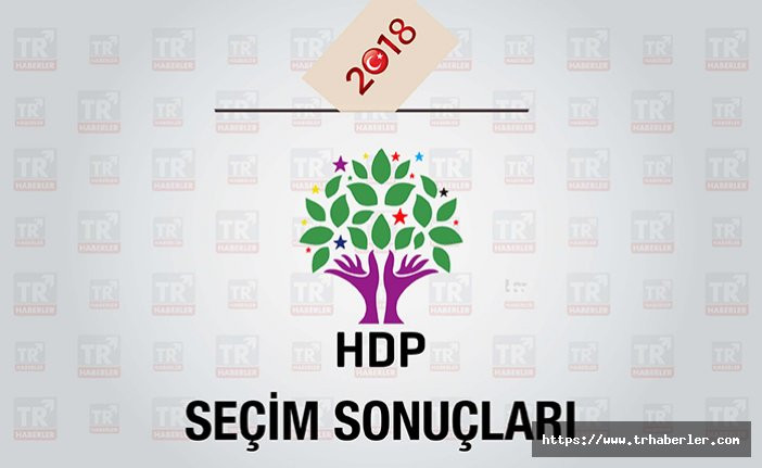 HDP seçim sonuçları sorgula - Seçim 2018