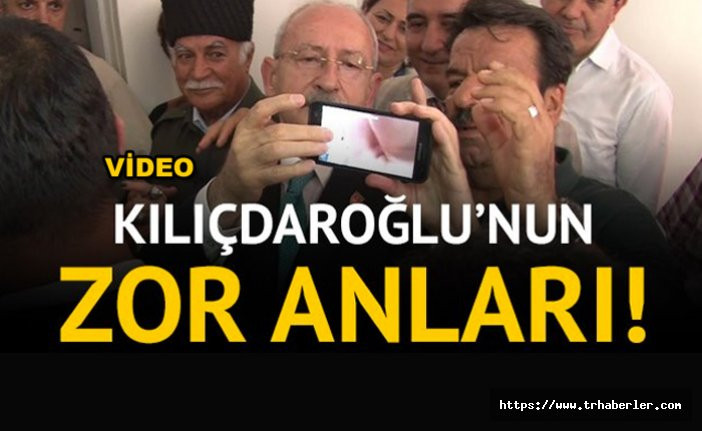 Kemal Kılıçdaroğlu'nun selfie çekme ile imtihanı zor anlar yaşattı! video izle