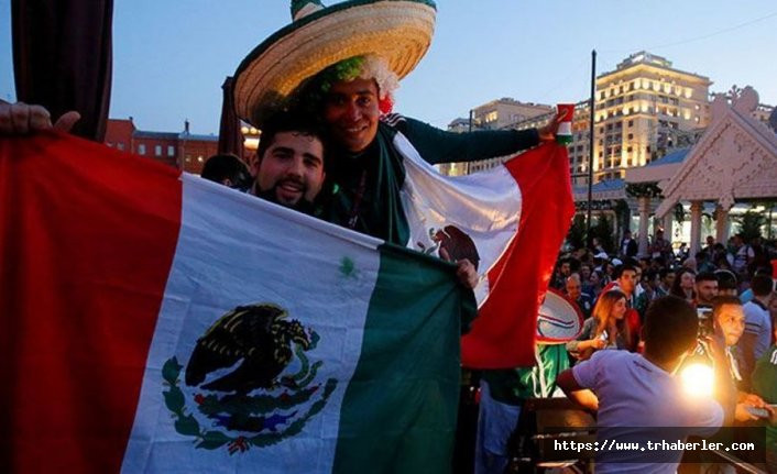 Meksikalı taraftarlar Almanya galibiyetini kutladı