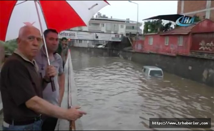 Nazilli sağanak yağışa teslim oldu